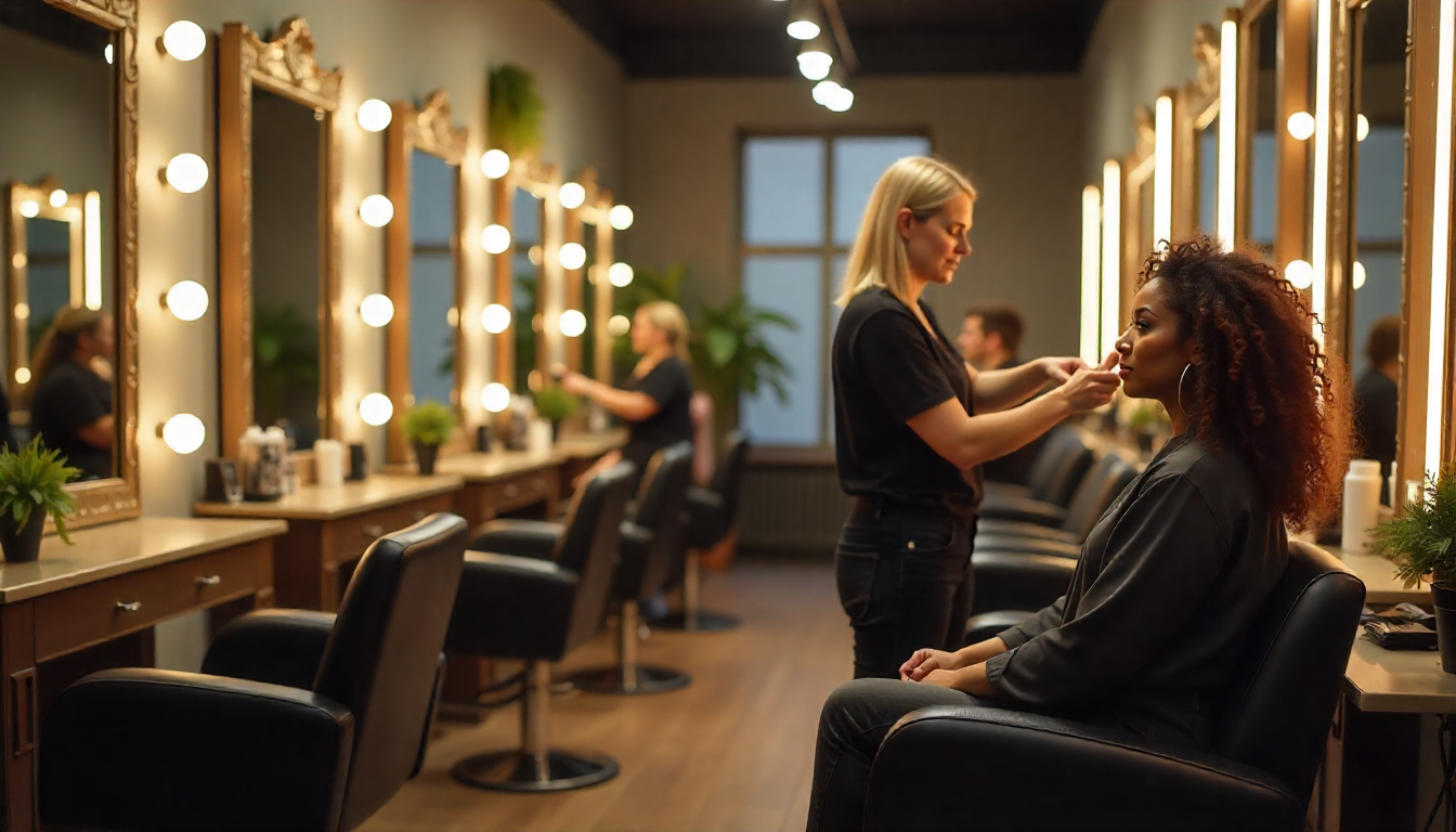 Luxe Hair & Beauty salon interior
